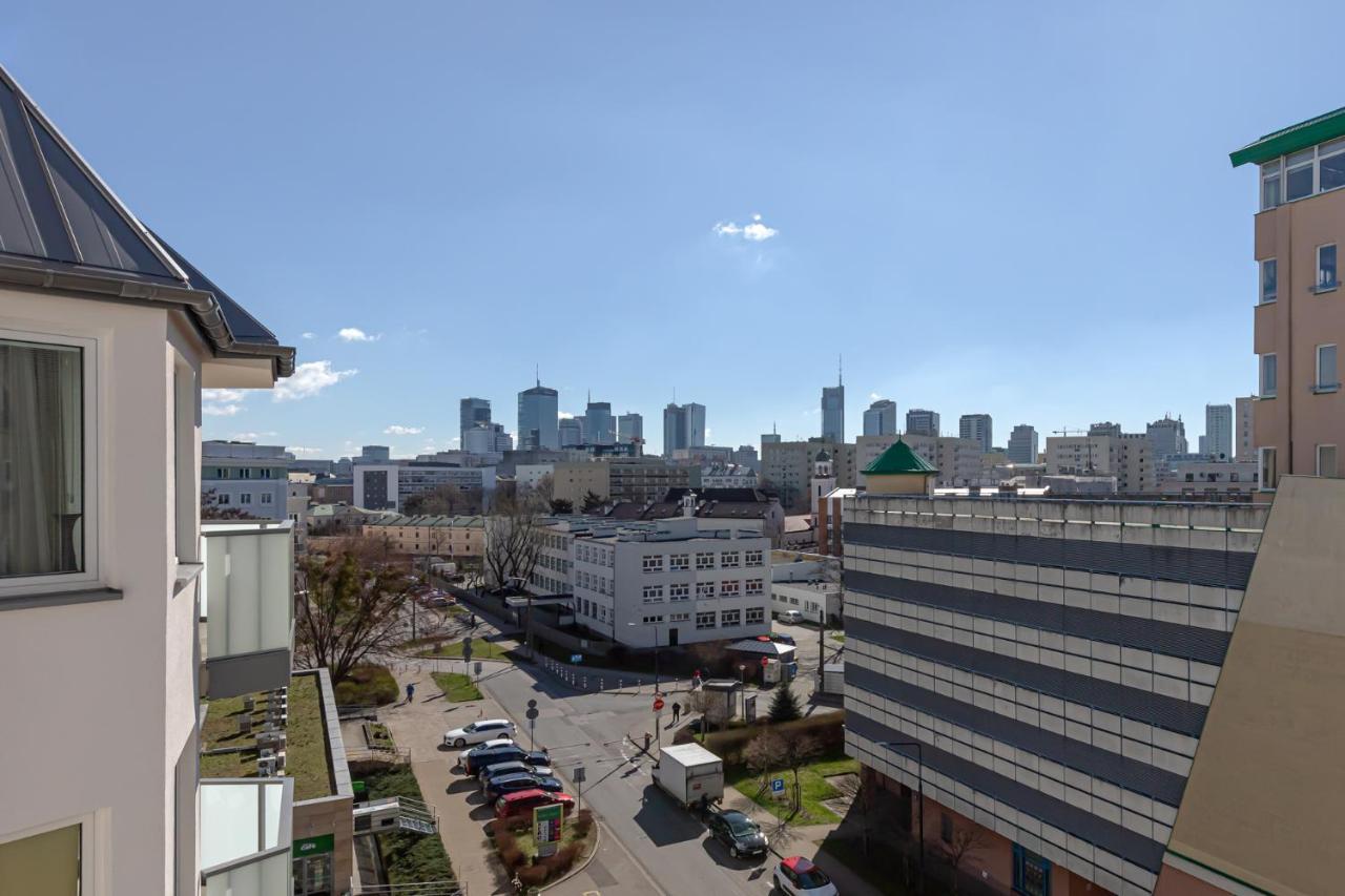 Stylowy Apartament Z Pieknym Widokiem Na Miasto Varsovia Exterior foto
